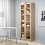 Стеллаж Билли 20 Дуб Сонома светлый 3025 80*30*202 см, светло-коричневый   Фиеста