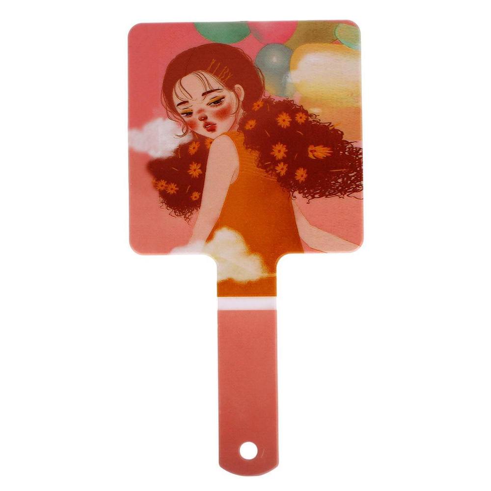 Зеркало косметическое "ЭЛЛИ", микс 4 дизайна, 23,4*12см