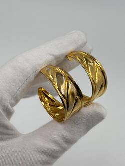 Крупные серьги кольца