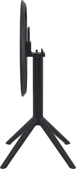 Стол пластиковый складной Sky Ø60 черный