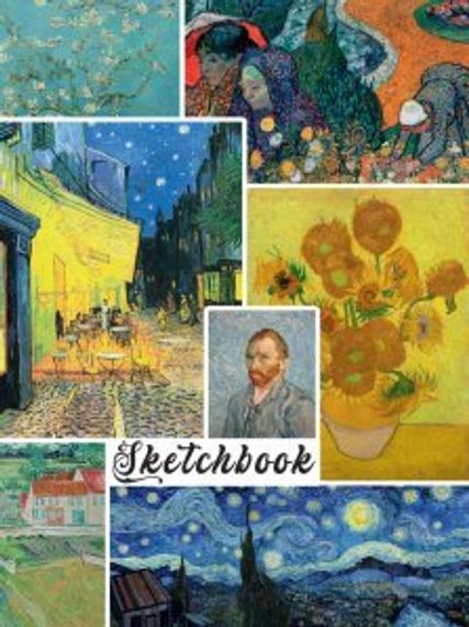 Скетчбук. А5. ШЕДЕВРЫ ВИНСЕНТА ВАН ГОГА (выб.лак)