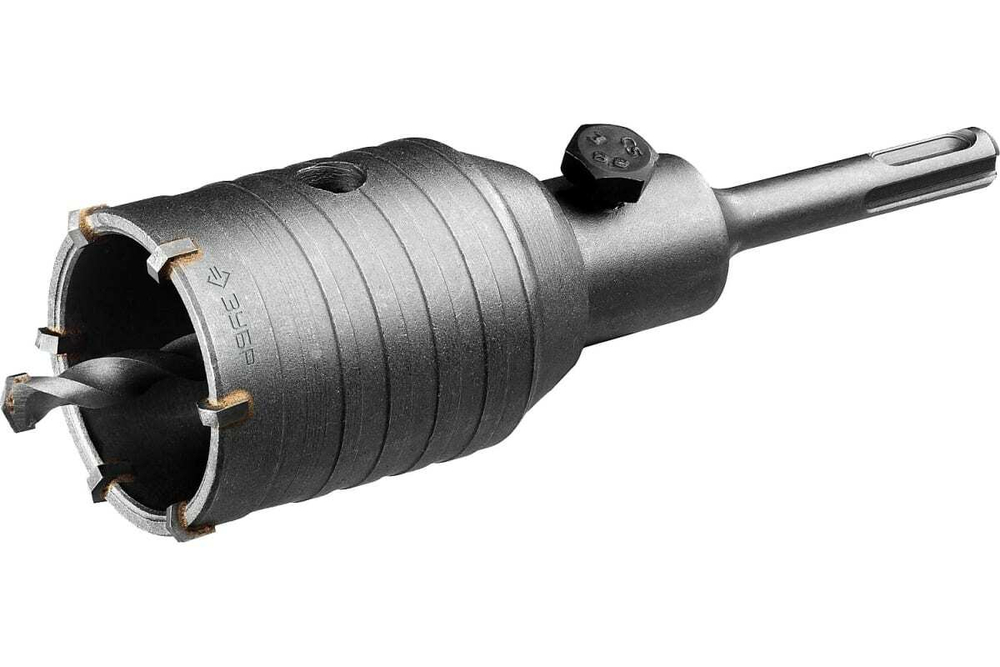 Коронка с державкой по бетону ЗУБР 50 мм, SDS-Plus 29211-50