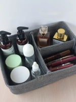 Органайзер для косметики плетеный