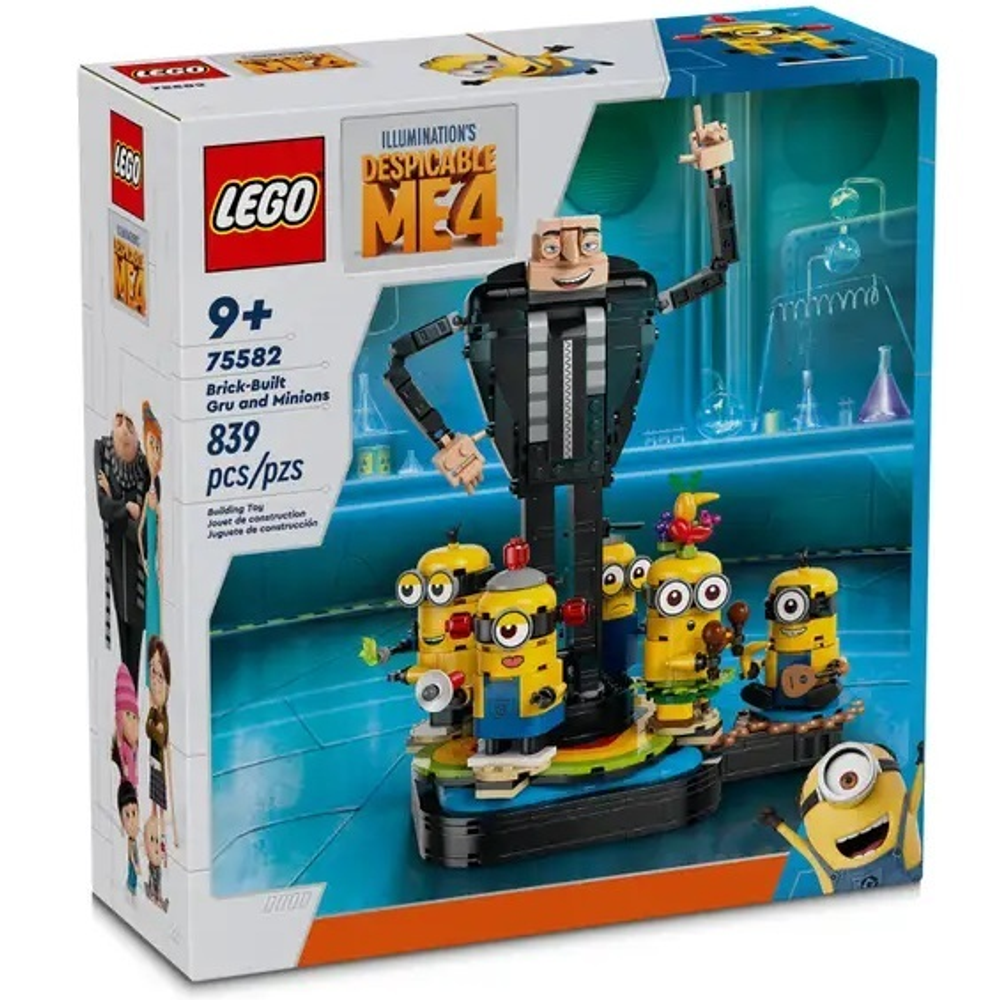 LEGO Minions 75582 «Грю и миньоны» — весёлый сет по мультфильму