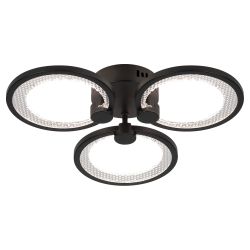 Светильник потолочный светодиодный ЭРА Модерн Odry CLL-1-46W 3K-6,5K RC BK с ДУ черный | Светильники SPB-6 с ДУ