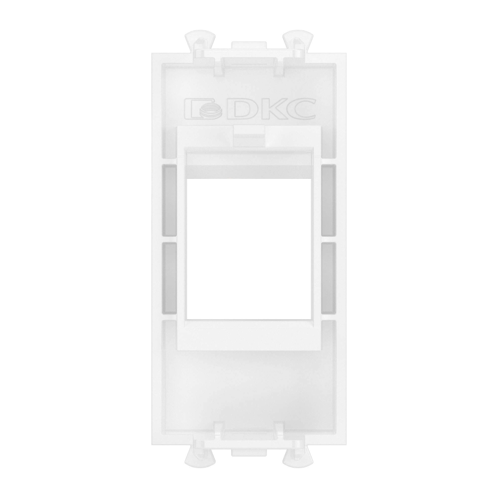 Адаптер без шторки для Keystone, "Avanti", "Белое облако", 1 модуль