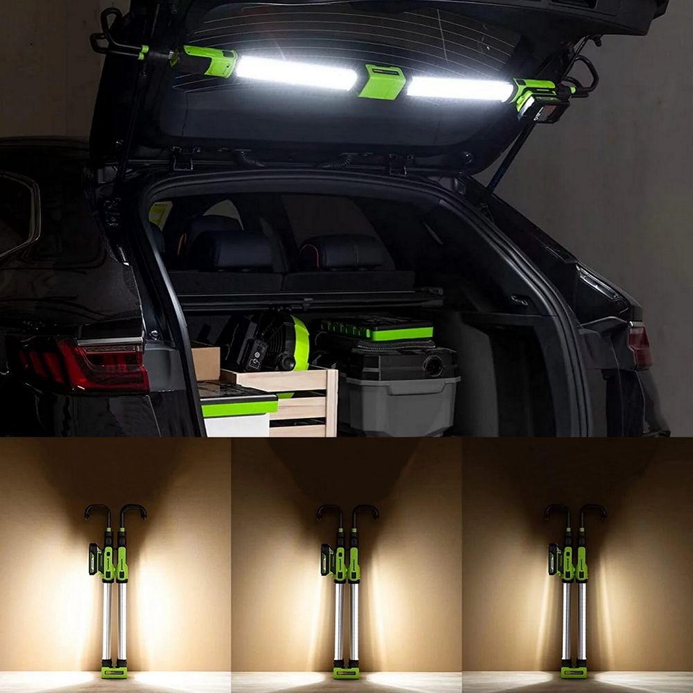 Подкапотный LED-прожектор аккумуляторный Greenworks G24UHL Арт.3503607, 24V, 1200 Лм, без АКБ и ЗУ