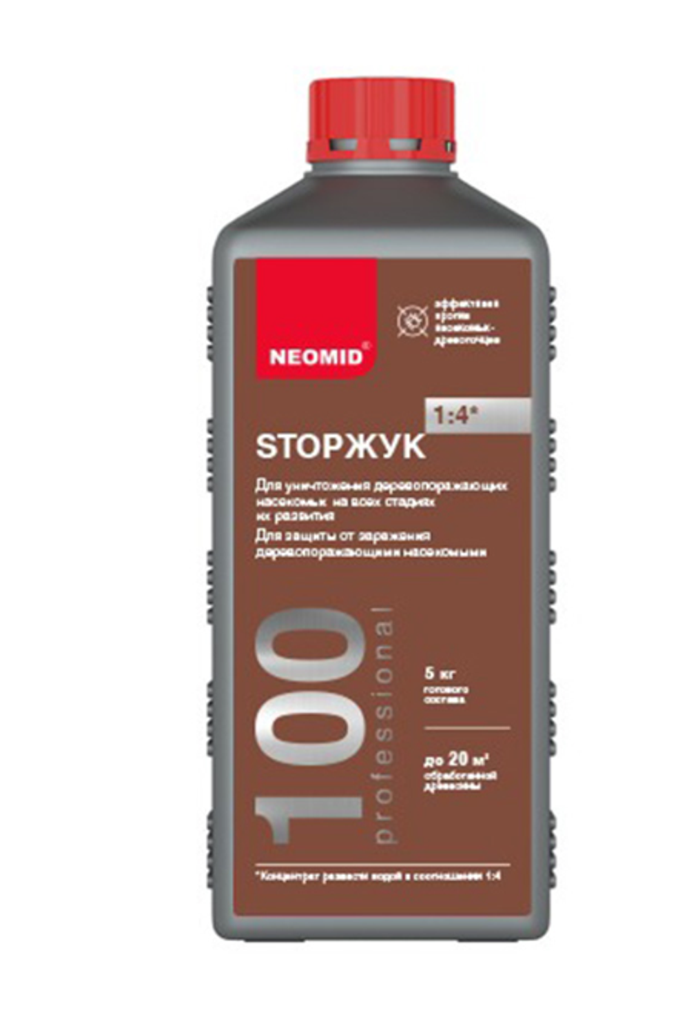 Средство для защиты древесины Neomid 100 StopЖук, концентрат