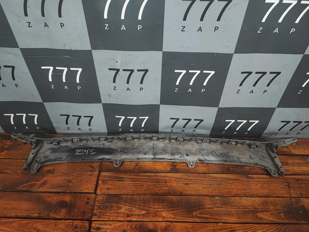 Спойлер переднего бампера Kia Soul 3 GT 19-нв Б/У Оригинал 86569K0500