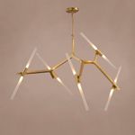 Люстра Agnes 10 gold