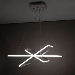 Citilux Неон Смарт CL731AK110E Умная подвесная люстра Белая