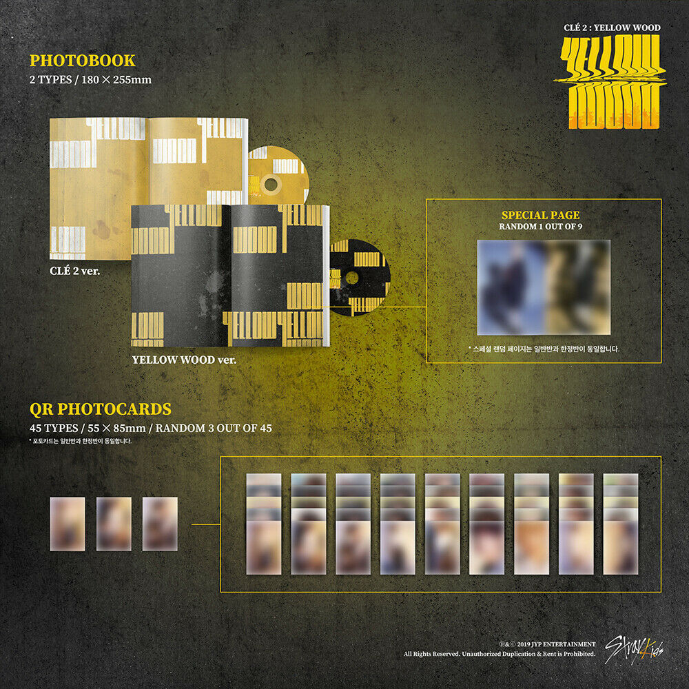 Альбом STRAY KIDS - Clé 2:Yellow Wood (Yellow Wood ver.)