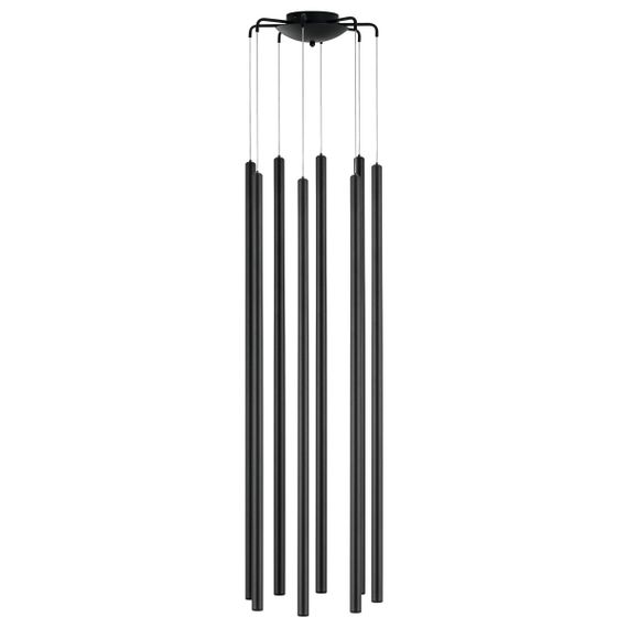 Комплект с подвесной люстрой Lightstar Tubo (574737+747437 (8шт) L8T747437