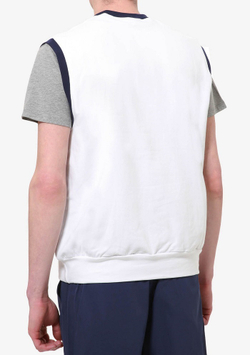 Теннисная жилетка Australian Elastic Fleece Gauzed Gilet - bianco