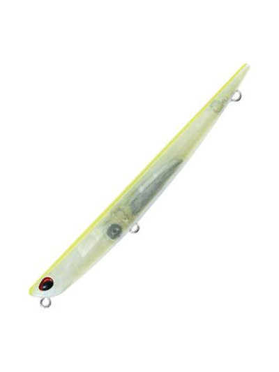 Воблер DUO Bay Ruf Manic 95, CLB0230 Ghost Pearl Chart, 95 мм, 8 г, тонущий, стикбейт