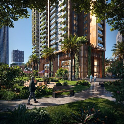 ЖК "ONE" Грузия, Батуми. Жилой комплекс бизнес -класса в новом центре города. Рядом пляж 800 м, парк Качиньских, велодорожки, ТРЦ и аэропорт в 4 км. Победитель European Property Awards 2025- 2026 в номинации «Многофункциональные комплексы»