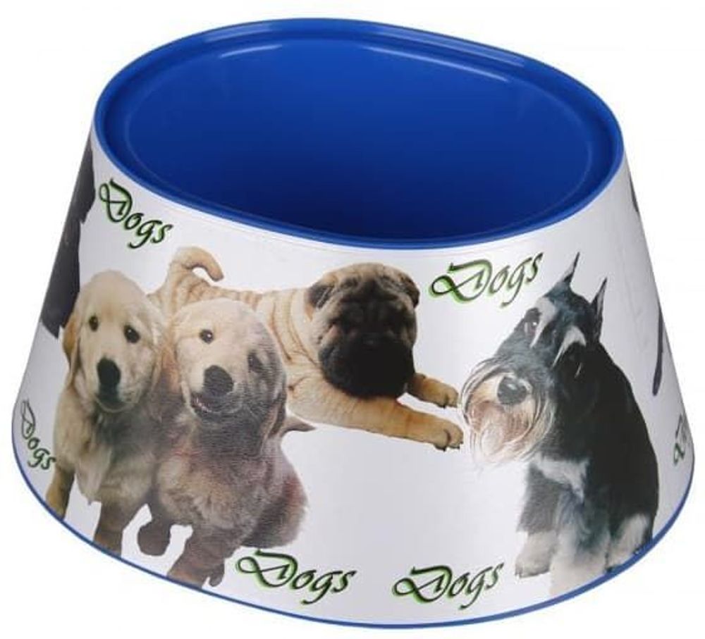 Миска &quot;Dogs&quot; 0,65л 205х180х105мм  (ООО ЗПИ Альтернатива)