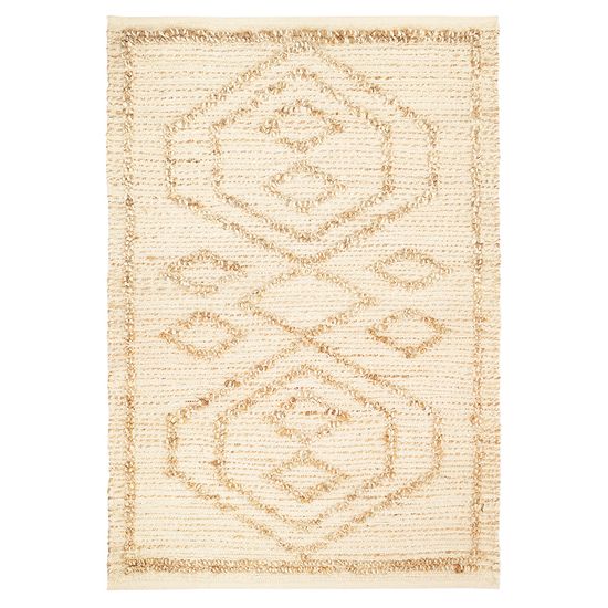 Ковер из джута и переработанного хлопка kolkata из коллекции ethnic, 120х180см