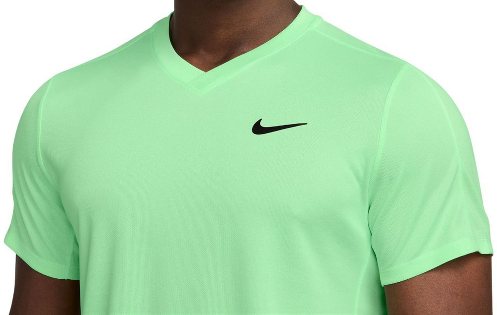 Мужская теннисная футболка Nike Court Dri-Fit Victory - зеленый