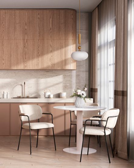 Стул Кэрол букле белый