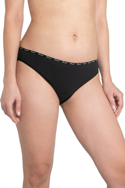 Трусики-слипы с узкой брендированной резинкой (Размер: XL) (Цвет: черный)