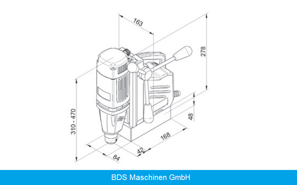 Магнитный сверлильный станок BDS MABasic 200