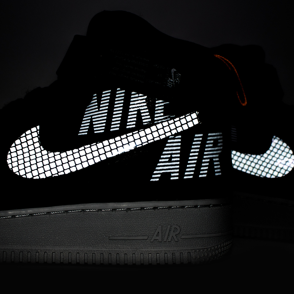Кроссовки Nike Air Force 1 High Under Construction Black / Grey
