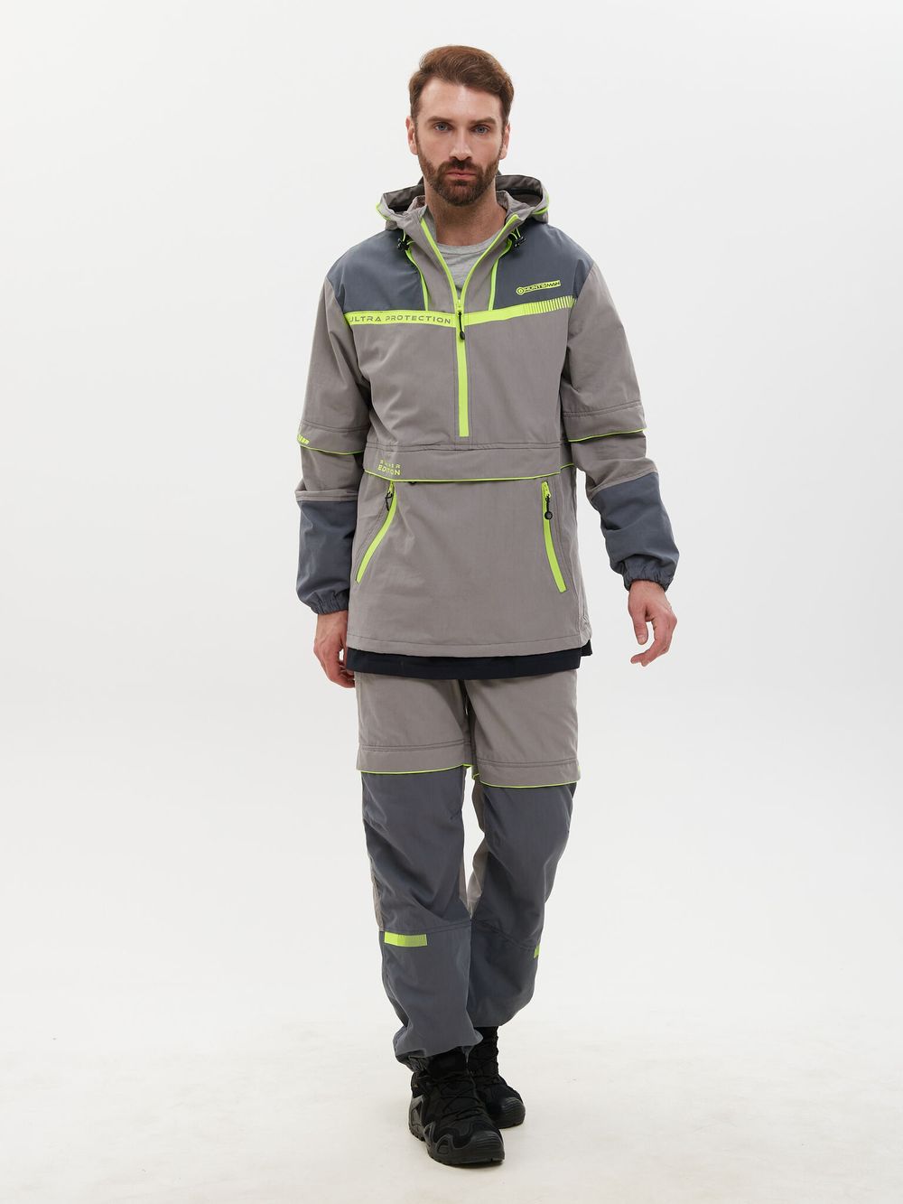 Костюм летний Антигнус-Премиум ткань Ravena Peach Wash цвет Серый