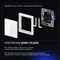 Проходной переключатель встраиваемый Voltum S70 одноклавишный с подсветкой 10А, (титан) VLS010406