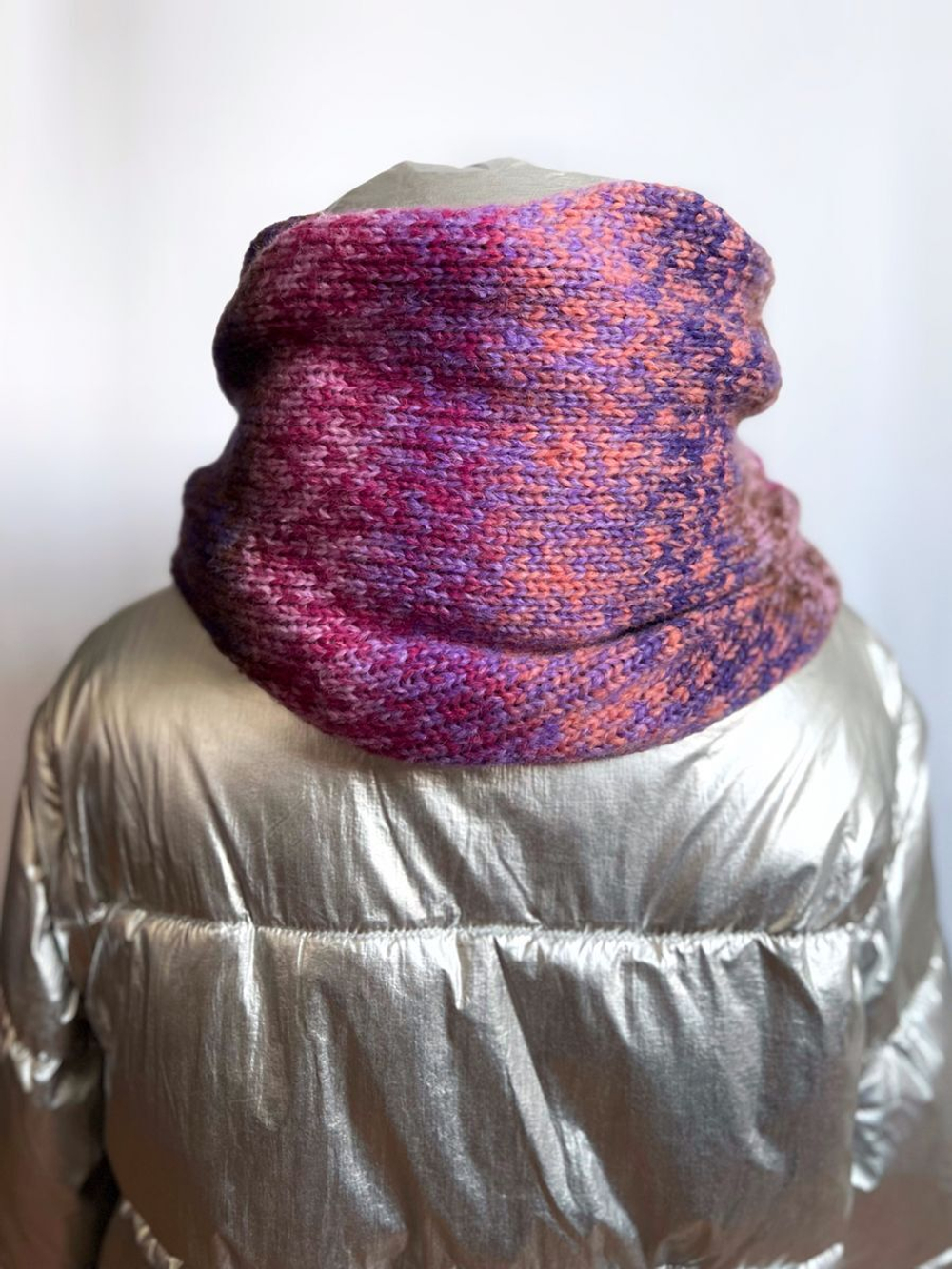 Пряжа для вязания DAMA теплая пушистая аркобалено