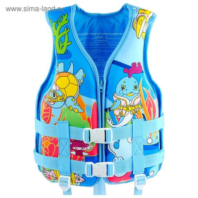 Жилет для плавания ONLYTOP, р. XS, 6-12 лет, 25-40 кг