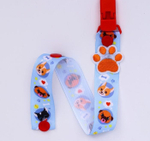 4733705 Держатель для пустышки «ТРЕНД. Пёсики», на ленте