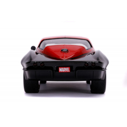 Avengers - автомобиль Chevy Corvette 1966 1:24 + фигурка Черной вдовы 3225014
