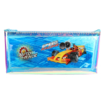 Пенал для мальчиков 20,5*9 см. синтетич,матер.,полупрозрачный(гладкий, перламутровый), 1 сторона цв.