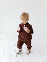 Костюм "Шоколад" утепленный без начеса 0+