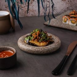 Блюдо круглое d 14,7 см h2,6 см Brown Untouched Taiga P.L. Proff Cuisine [1]