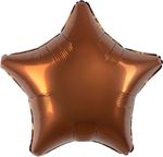 Шар (19''/48 см) Звезда, Терракота, Бохо, 1 шт.