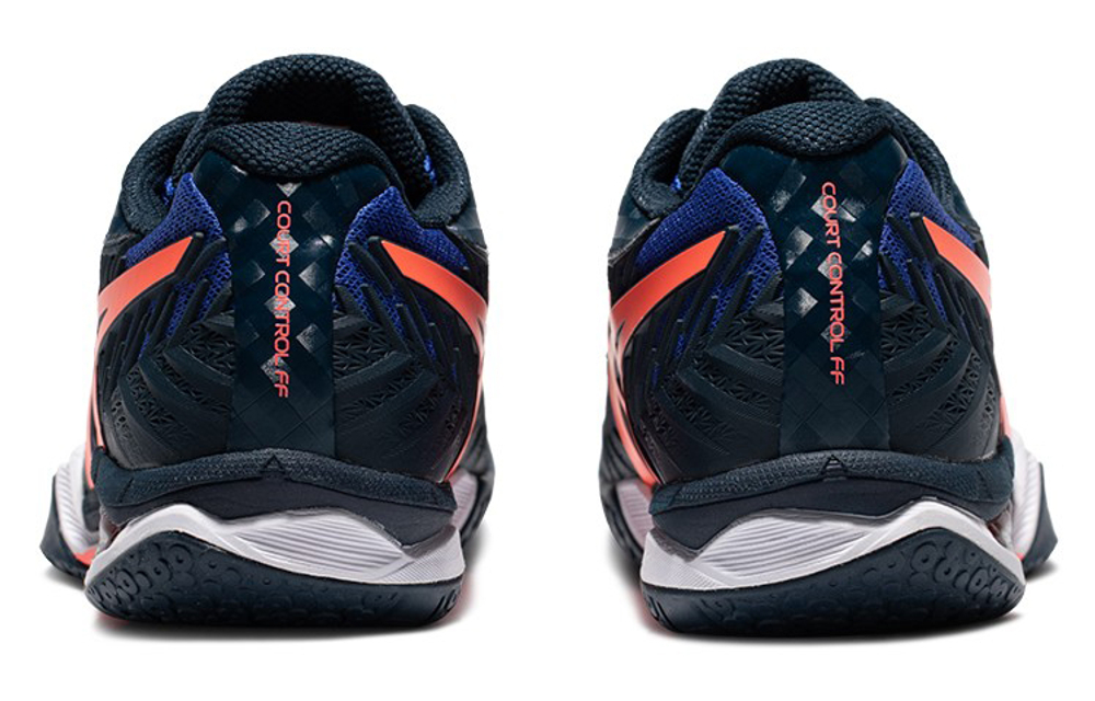 ASICS Court Control Ff 2 "Blue Orange" Women"s