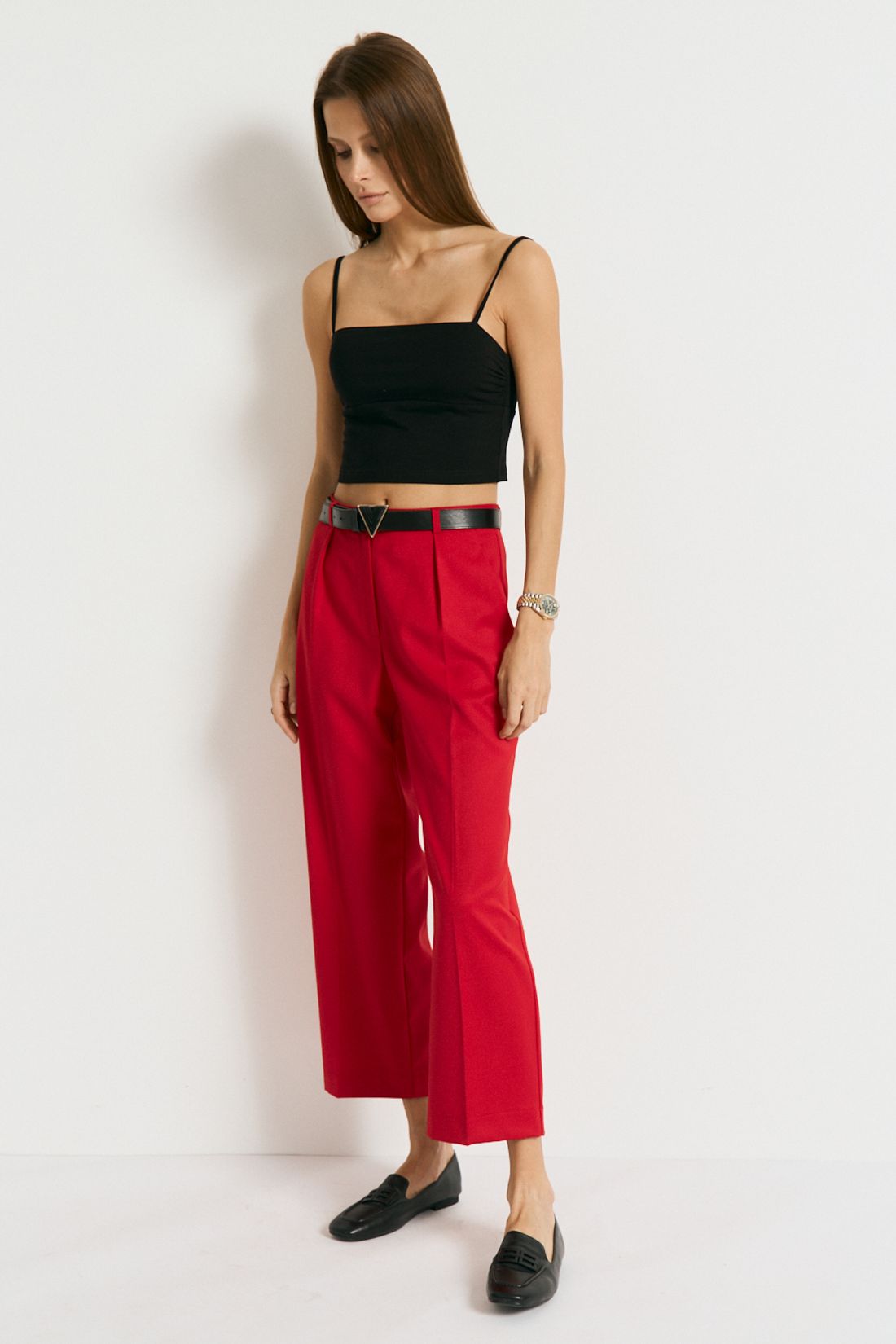 Брюки R2086 красный / 42