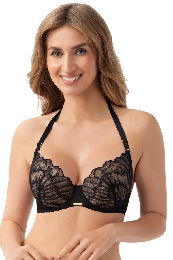 Бюстгальтер Gorsenia Celia поролоновая чаша (черный)
