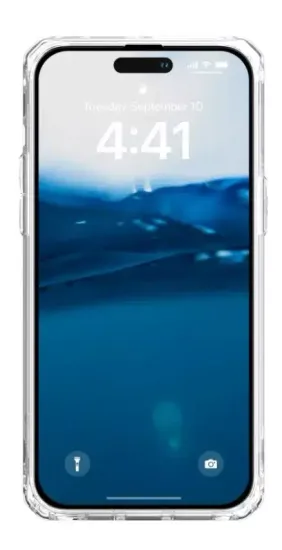 Чехол Uag Plyo для iPhone 14 Pro 6.1", цвет прозрачный (Ice)