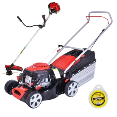 Газонокосилка бензиновая GEOS by AL-KO Classic 42 P-S + Geos Max Comfort 126 B мотокоса + HUTER R3012 леска 213611
