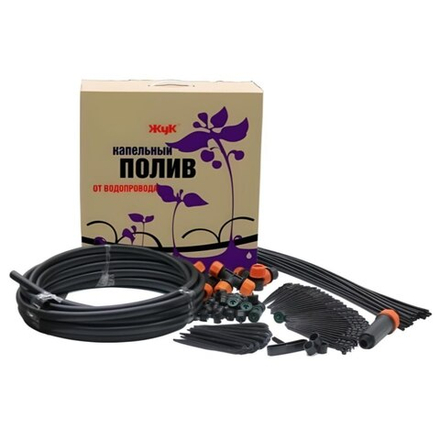 Капельный полив "Жук" от емкости, 30 растений