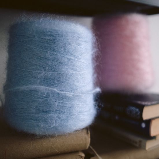 Пряжа FONTY Ombelle бобинный (75% кид мохер, 20% шерсть мериноса, 5% полиамид)