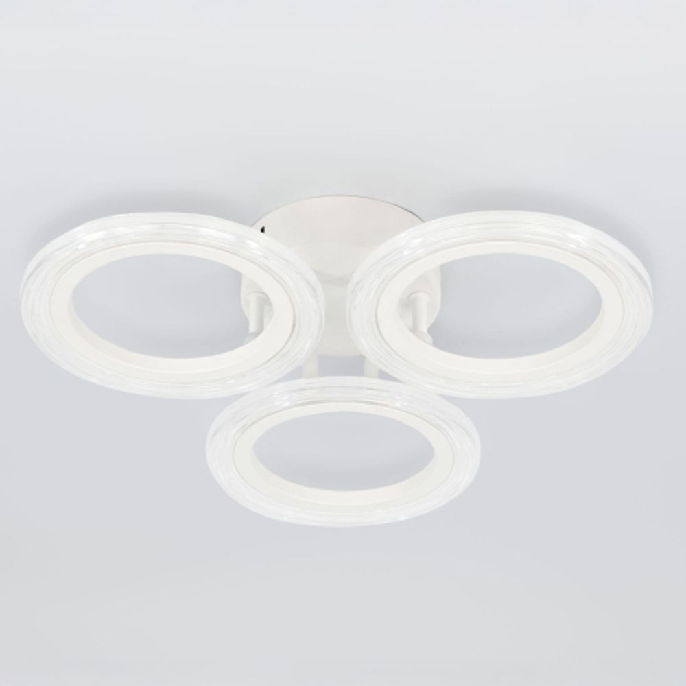 Светильник потолочный светодиодный ЭРА Модерн Ring CLL-1-39W 4K WH без ДУ белый