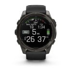 Смарт-часы Garmin fenix 8 AMOLED (51 мм) Sapphire карбоново-серый DLC черный/гравийно-серый