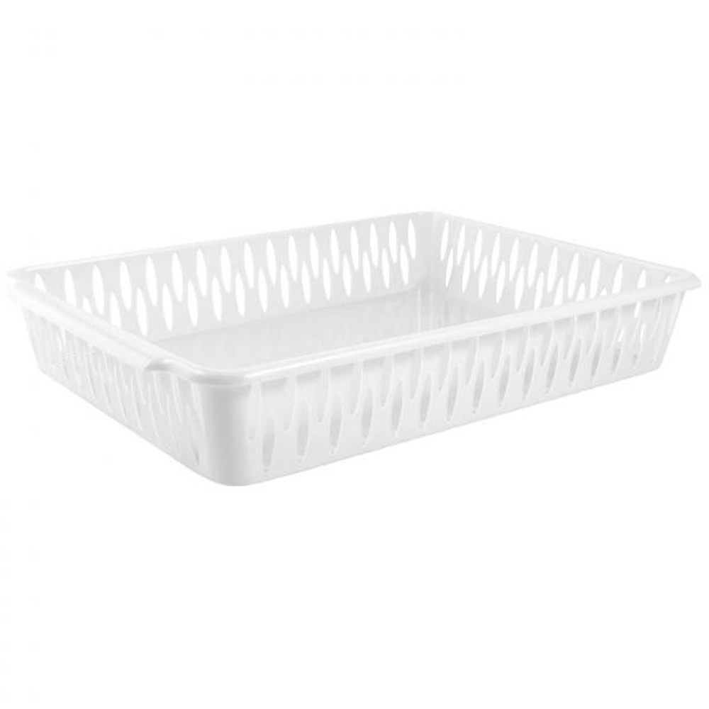 Корзинка для хранения Keeplex Light A4 35,5х25х6см белое облако