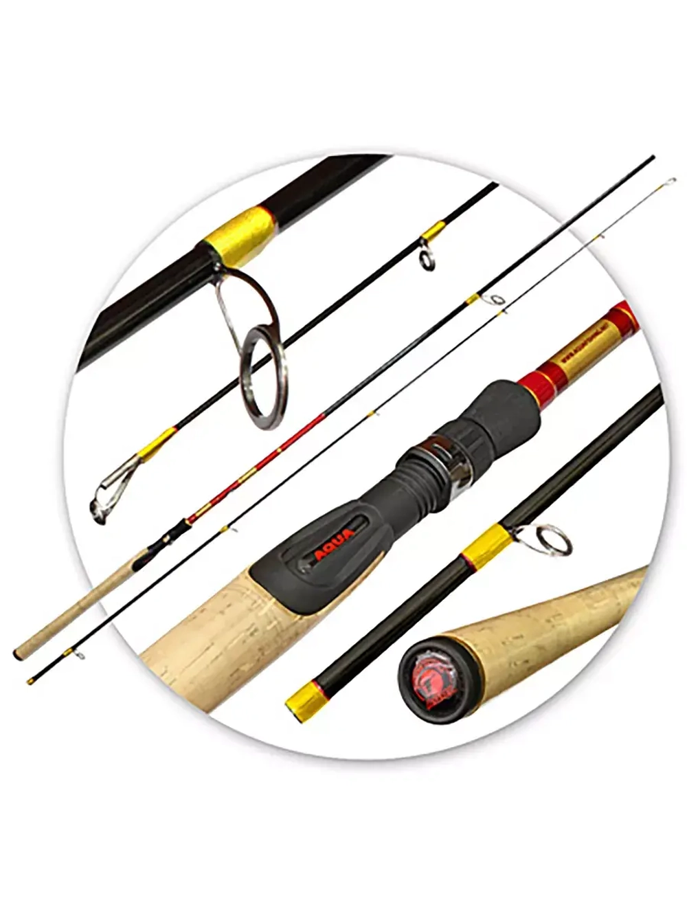 Спиннинг штекерный AQUA RED FISH PRO SPIN