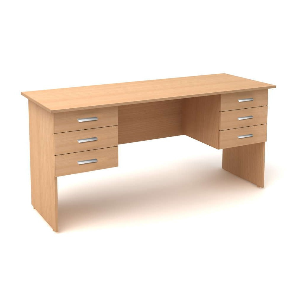 Стол рабочий с 2 тумбами КАНЦ