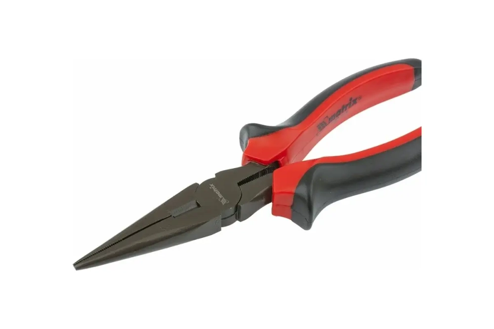 Прямые длинногубцы 160 мм MATRIX Black Nickel 17158